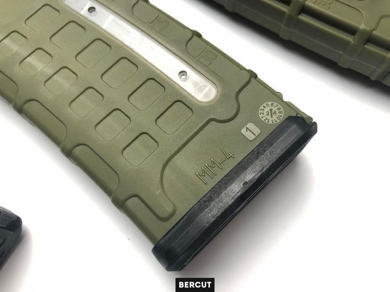 Магазин 5.56 х 45 мм Steel Plast на 30 патронов с окном зеленый 106-2 фото