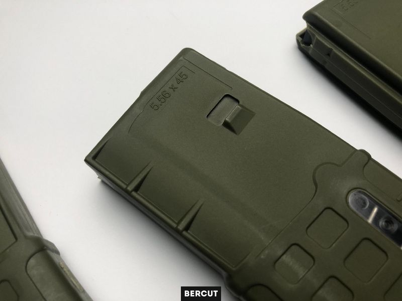 Магазин 5.56 х 45 мм Steel Plast на 30 патронов с окном зеленый 106-2 фото